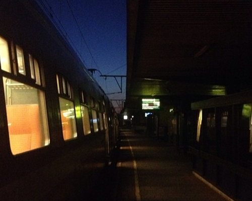 station werken nacht