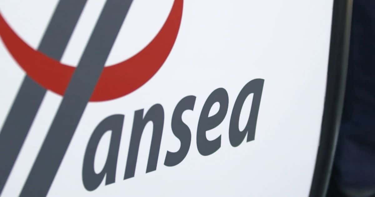 Hansea logo op voertuig